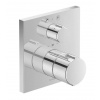 Duravit C.1 Vaňová termostatická batéria pod omietku, na 2 spotrebiče, chróm C15200013010