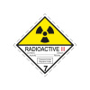 ADR nálepka - Rádioaktívna látka v kusoch kategórie III., č. 7C (30 x 30 cm)
