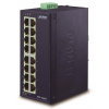 Planet ISW-1600T, switch, 16x 10/100Base-TX, ESD, DIN, IP30, -40~75°C ISW-1600T