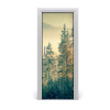 Fototapeta na dvere hmla nad lesom 75x205