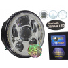 Svetlo 5,75 palca s DRL Anti-Scratch OSRAM LED 144 lm/W pre Harley Indian