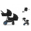 CYBEX e-Gazelle S Lux + Gazelle S Cot S Twin Travel Set Aton B2 i-Size moon black 2025