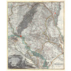 SAMUEL MIKOVÍNI (1686-1750): Mapa Liptovskej stolice. Kolorovaná medirytina. Bratislava, 1736. Druh potlače: Plagát rozmer 75x45 (papier posterový, 200g, satinovaný) - Reprodukcia dekoračnej historick