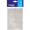 PLAYBOX Lepiace kamienky strieborné 525ks