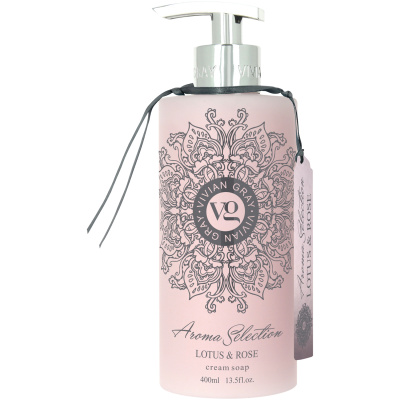 Vivian Gray Aroma Selection Lotus & Rose krémové tekuté mydlo, 400 ml