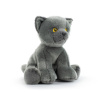 BARRADO CATS Ruská modrá mačka realistická plyšová hračka 28cm 16002645