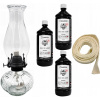 Olejová lampa 550 ml /34 cm +olej 3L +knôt 50 cm (Olejová lampa 550 ml /34 cm +olej 3L +knôt 50 cm)