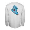 SANTA CRUZ tričko - Screaming Hand Chest L/S Tee Athletic Heather (ATHLETIC HEATHER) veľkosť: S