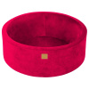 MeowBaby® Velvet detský suchý bazén 90x30cm - Magenta