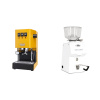 Gaggia Classic E24 BC, yellow + Ascaso H64, white