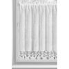 VIANOČNÁ VITRÁŽKOVÁ ZÁCLONA 2 STRIEBORNÁ 90X150CM TUNEL