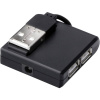 Digitus DA-70217 4 porty USB 2.0 hub čierna; DA-70217