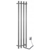 Elektrický kúpeľňový radiátor Sapho 85 W 263 x 1200 mm strieborný