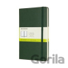 Moleskine Zápisník tvrdé dosky A5 čistý zmavo zelený