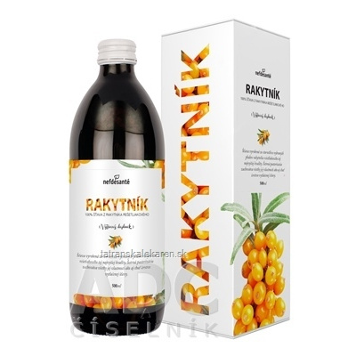 nefdesanté RAKYTNÍK šťava, s vitamínom C, 1x500 ml