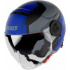 AXXIS Otvorená helma JET AXXIS RAVEN SV ABS milano matt blue L