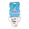 Canpol babies Exotic Animals Non-Spill Expert Cup With Weighted Straw Pink nevylévací hrneček se slámkou a závažím 270 ml