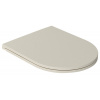 Isvea Isvea, INFINITY WC sedátko SLIM, Soft Close, Easy Take, béžová, 40KF0532I-S