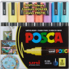 Posca Uni Mitsubishi Pieštukas Markeriai Uni-Ball Posca PC-5M SOFT Color, 8 vnt.
