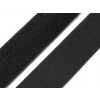 Suchý zips háčik + plyš samolepiaci šírka 50 mm čierna 1m