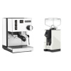 Rancilio Silvia E, biela + Eureka Mignon Specialita, BL white