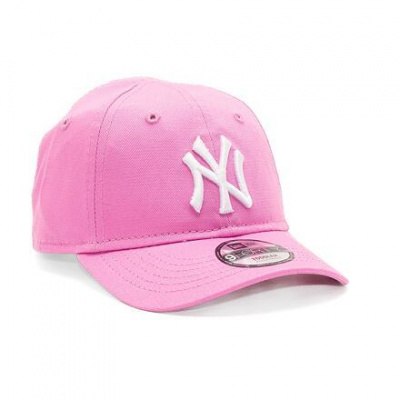 Dětská Kšiltovka New Era 9FORTY Kids MLB League Essential New York Yankees Wild Rose Pink / White Dětské kšiltovky: Toddler (50-52 cm)