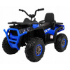 Joko Elektrická štvorkolka 4x4 ATV Desert penové kolesá kožené sedadlo modrá