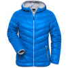 James&Nicholson Dámska páperová bunda JN1059 Blue XXL