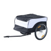 Goleto Prívesný vozík za bicykel | biela - čierna