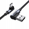 Kábel Ugreen USB - USB typ C 3 m čierny