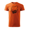 Sablio Tričko s potlačou Pre fotografa - oranžové 4XL