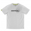 Matrix Tričko White Hex Print T-Shirt - S