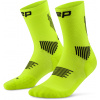 CEP Core Run Socks 5.0 Mid Cut vysoké ponožky dámské Barva: lime/black, Velikost: III