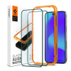 AppleMix Tvrdené sklo SPIGEN pre Apple iPhone 14 Pro Max - inštalačný rám - 3D - sada 2 kusov