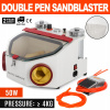 VEVOR Pieskovačka Dental Lab Sandblaster Pen Nádrže Pieskovanie Kabína