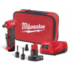 Milwaukee M12 FDGA-422B úhlová bruska 50mm, vřetenová, sada se dvěma akumulátory, nabíječkou, objímkami a taškou