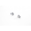 SW MOTECH Mounting kit pre EVO footrests Silver. Yamaha Tracer 9 (20-)