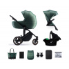 Kinderkraft KINDERKRAFT SELECT - Kombinovaný kočík 3v1 PRIME 2 Premium Dark green AG0836 + záruka 3 roky zadarmo