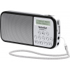 TechniSat Techniradio RDR 0002/3922 kapesní rádio, DAB plus , FM, AUX, USB, stolní lampa, stříbrná