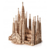 Little Story Drevené puzzle 3D model Sagrada Familia