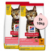 Hill's Science Plan Light granule pre dospelé mačky s kuracím 2 x 10 kg