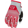 rukavice KINETIC, FLY RACING - USA 2023 (červená/šedá, vel. 3XL)