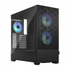 FRACTAL DESIGN skříň Pop Air RGB Black TG Clear Tint, 2x USB 3.0, bez zdroje, ATX FD-C-POR1A-06