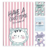 Zošit linajkový A5 / 72 listový M&G s PVC obalom So Many Cats Pastel (4 dizajny)