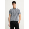 Polokošeľa Tommy Hilfiger pánske modré vzorované MW0MW17770 modrá XL