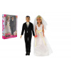 Teddies Bábika Anlily 2ks nevesta a ženích plast 30cm