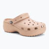 Dámske šľapky Crocs Classic Platform Clog pink caramel