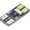 Žárovka LED T10 12V/ 2W bílá, CANBUS, 6xSMD5630