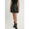 Kožená sukňa MUNTHE FRAUKE 251121725105 čierna 36