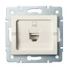 Kanlux LOGI Datová zásuvka RJ45Cat 5e Jack - krémová 25167